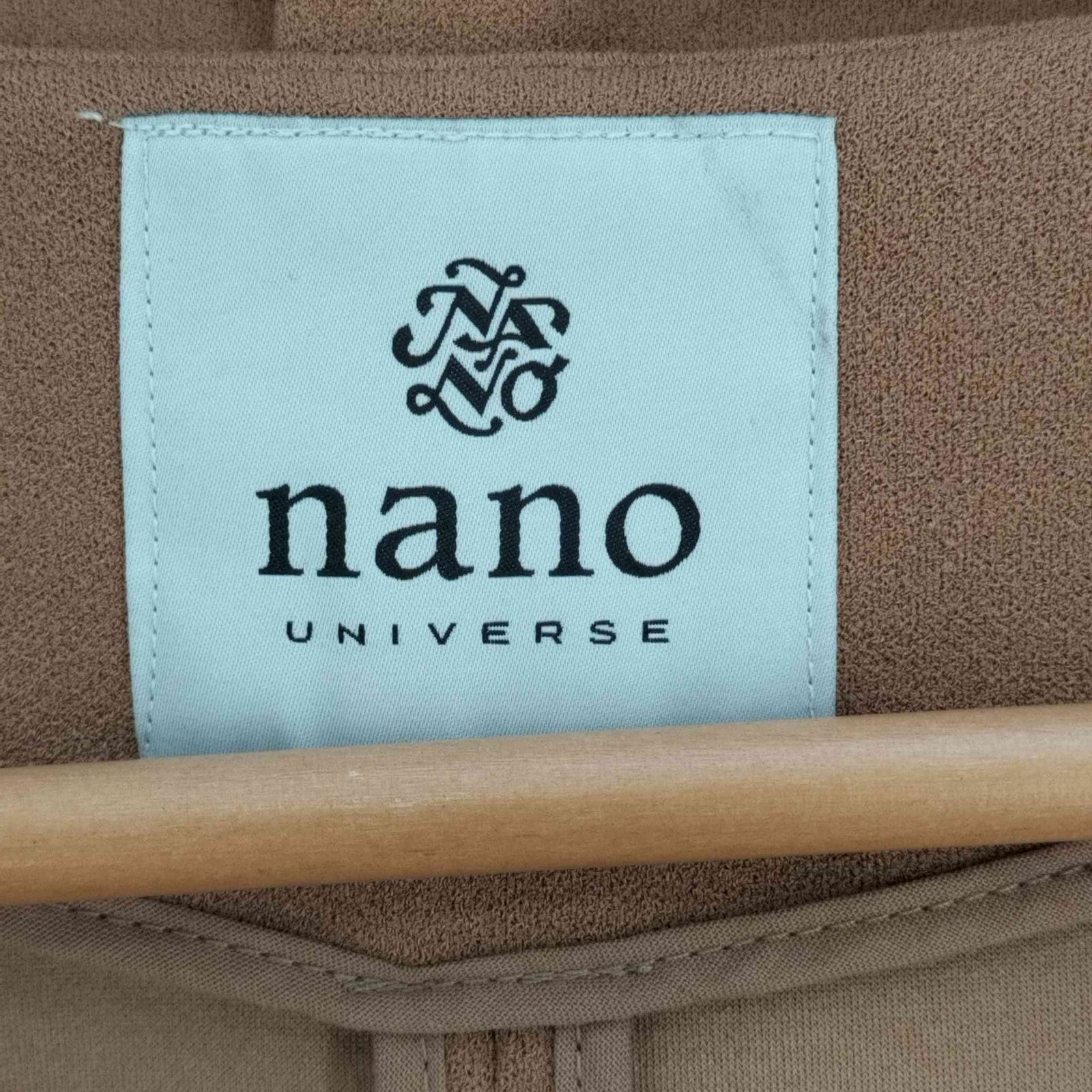 ナノユニバース nano universe カットジョーゼット ジャケット パンツ