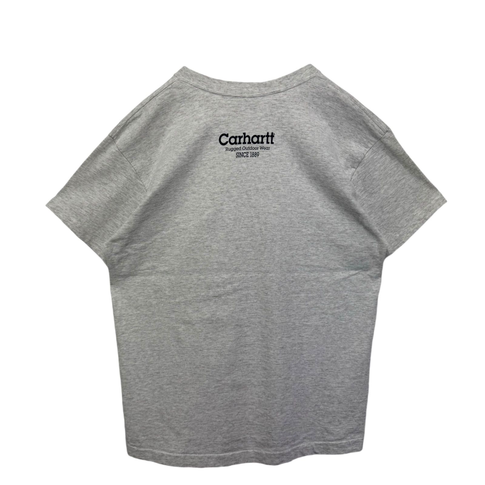 carhartt - カーハート Tシャツ デカロゴ フロントロゴ used vintage 古着 USA VINTAGE Carhartt LOGO POCKET DESIGN T SHIRT/アメリカ古着