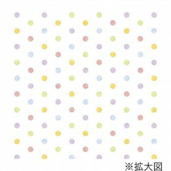 タカ印 包装紙 カラフルドット 半才判 49-1169 50枚