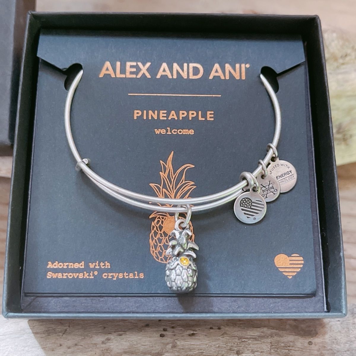 Hawaii限定 ALEX AND ANI パイナップル バングル ブレスレット ALEX 