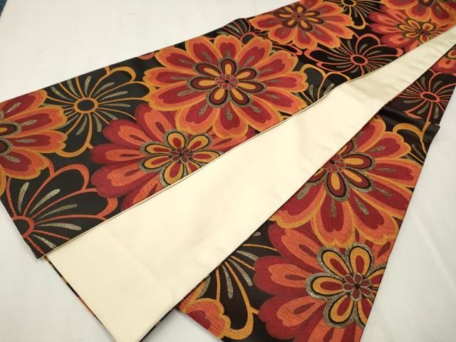 平和屋着物○H・L（アッシュエル） HENRI-LUC CHAPUIS 全通柄袋帯 舞花