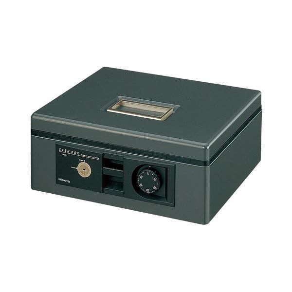 コクヨ 手提げ金庫 ダイヤル錠付 B5 W318×D257×H128mm ダークグレー CB-12DM 1台