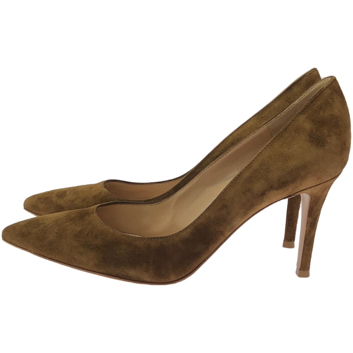 Gianvito Rossi ジャンヴィト ロッシ スウェードレザーパンプス