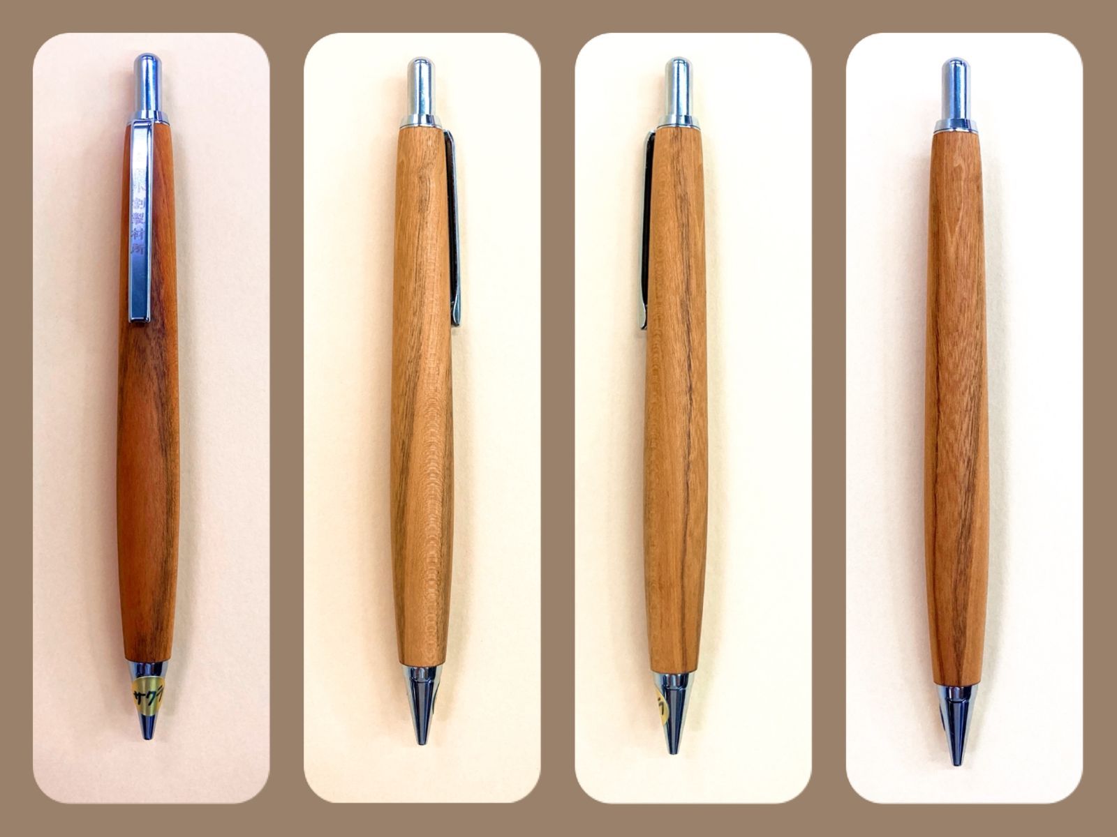 木軸シャープペンシル-島田小割製材所【桜】 - メルカリ