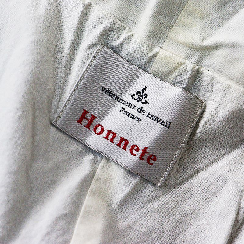 人気 ポーランド製 オネット Honnete ショールカラー ベロア