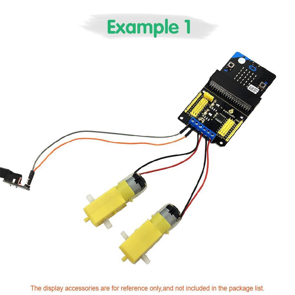 【数量限定】KEYESTUDIO モータードライバー 拡張ボード for BBC Micro:bit Microbit マイクロビット用