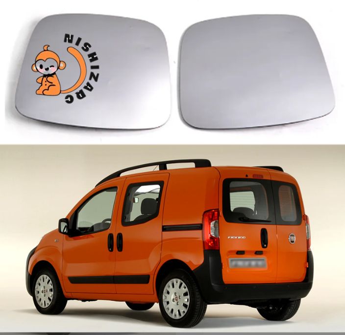 シトロエン ネモ フィアット フィオリーノ クボ ピペー 2007 2020 リアビューミラー ヒーター付きレンズ 交換用左右セット