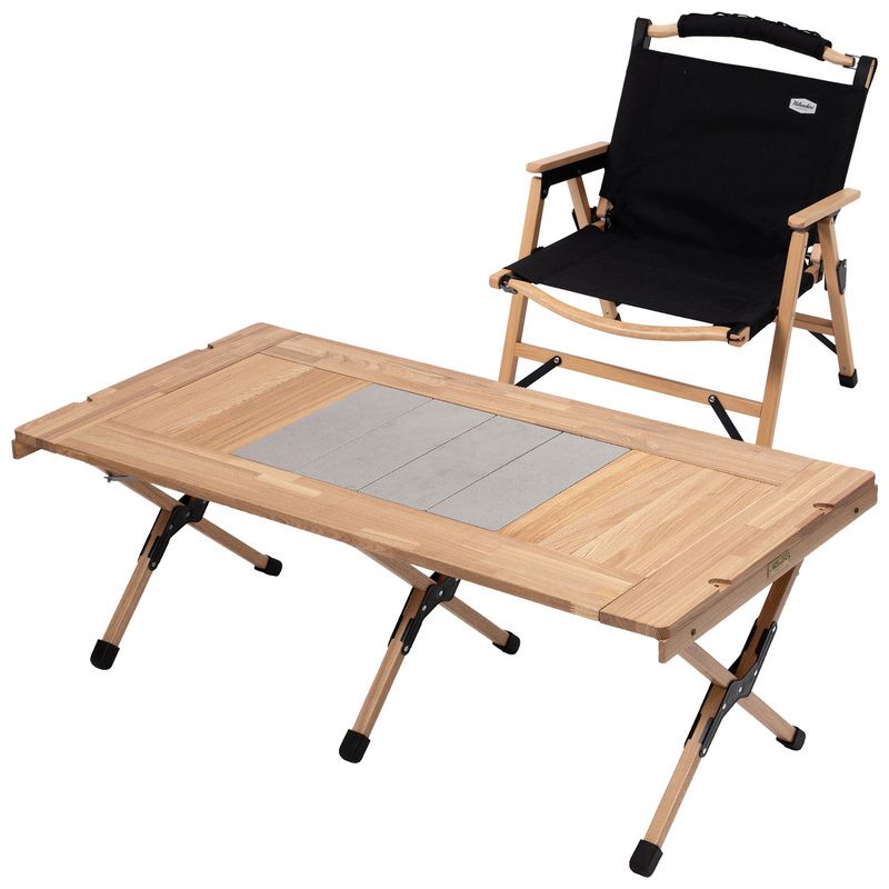 Hilander ハイランダー なセット CHEF TABLE シェフテーブル LIGHT 120 ウッドフレームチェアEX