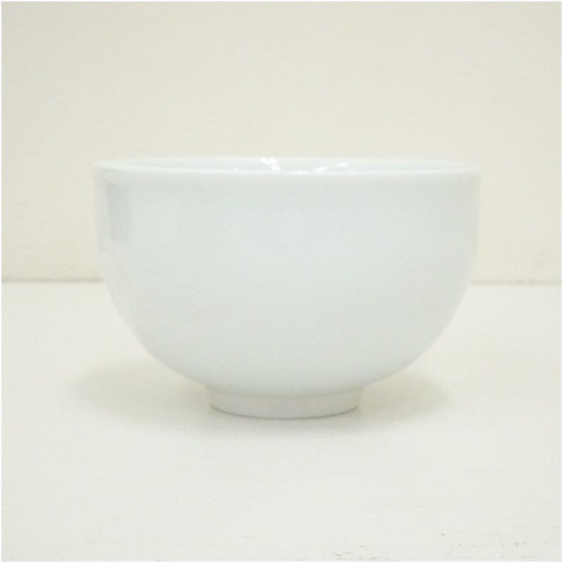 有田焼 中仙造 白磁茶碗（共箱） 茶道 抹茶 おしゃれ 抹茶茶碗 抹茶碗