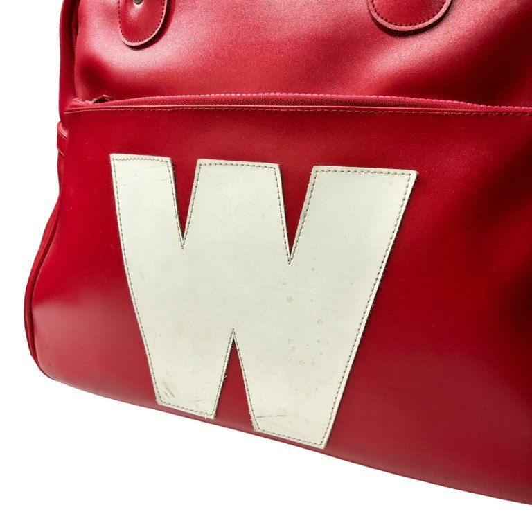 W< Wロゴビッグボストンバッグ Archive 90s 手提げ鞄 カバン