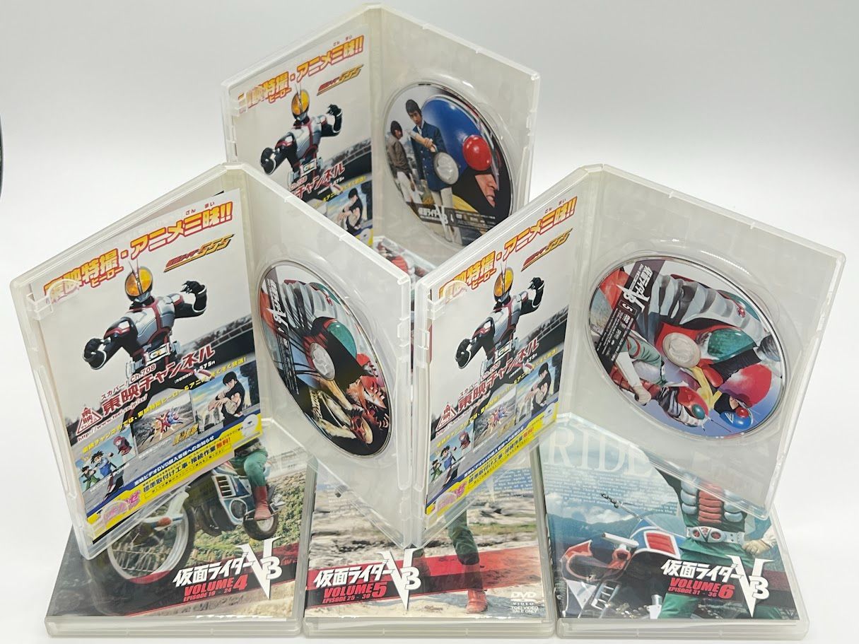 仮面ライダー V3 DVD 全巻セット 全9巻 1～9巻 レンタル落ち 特撮