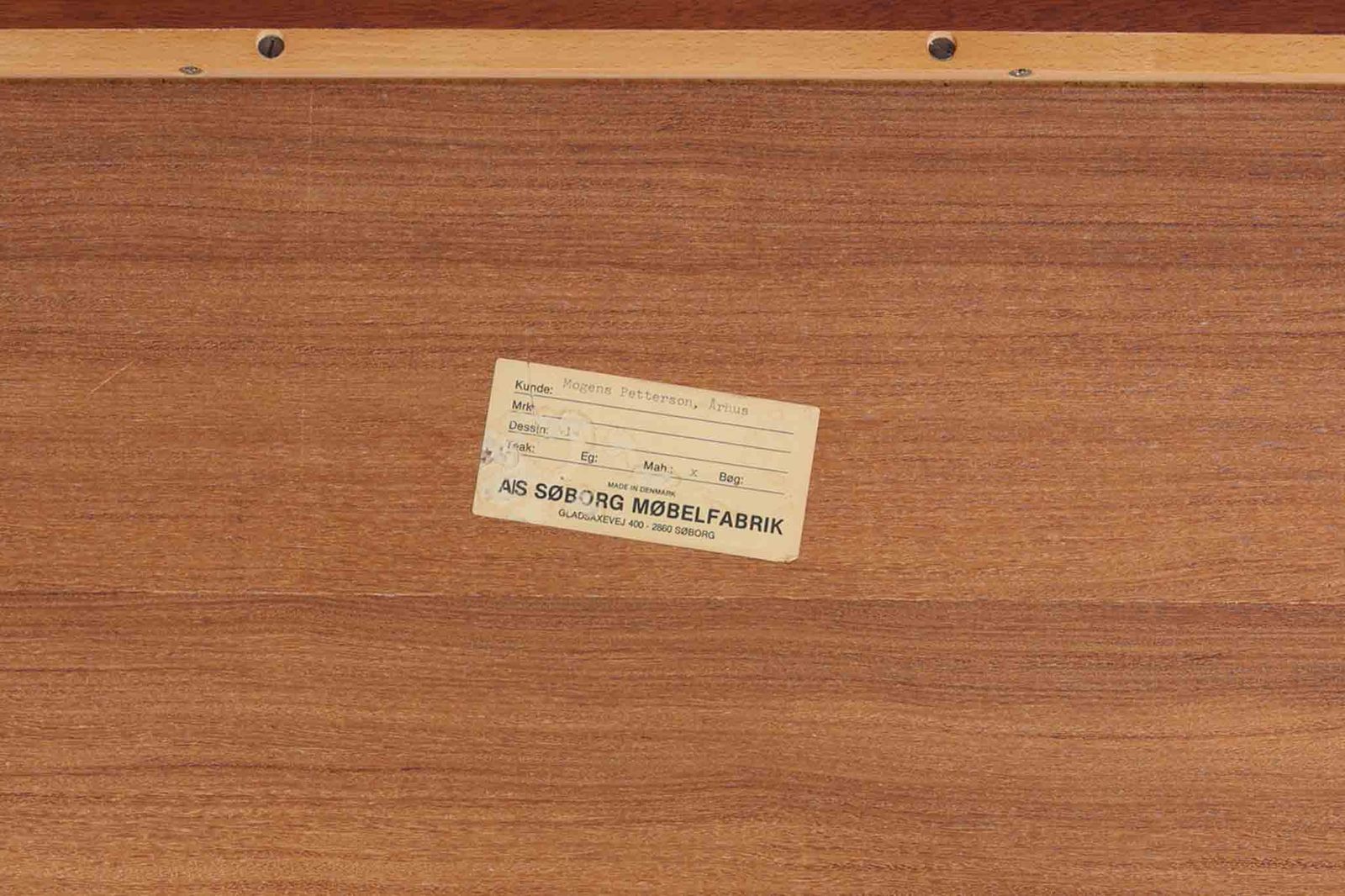 ダイニングテーブル 幅140cm Christian Hvidt Soborg社 マホガニー材