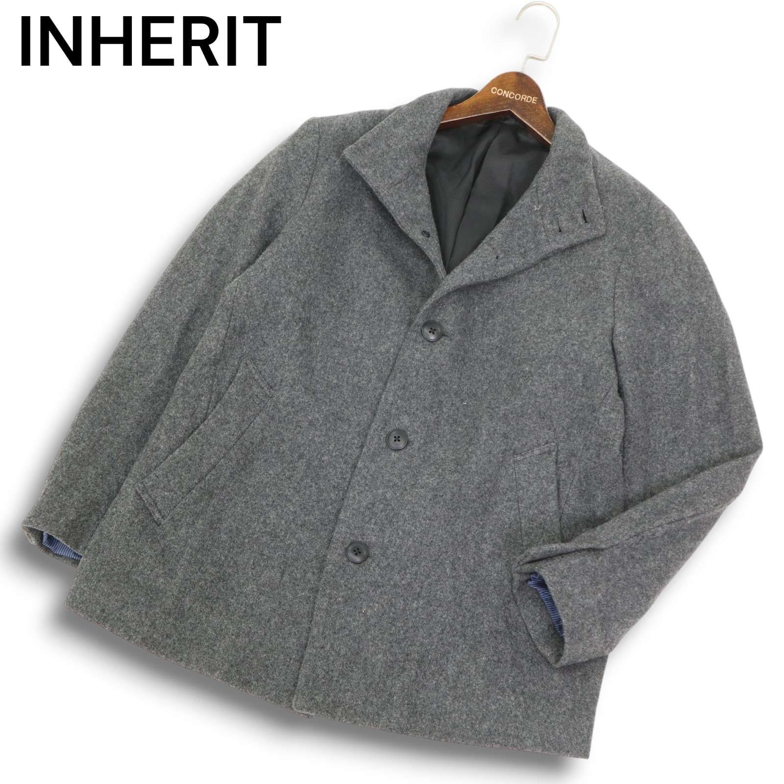 INHERIT インヘリット 秋冬 尾州 BISHU☆ メルトン ウール スタンド 
