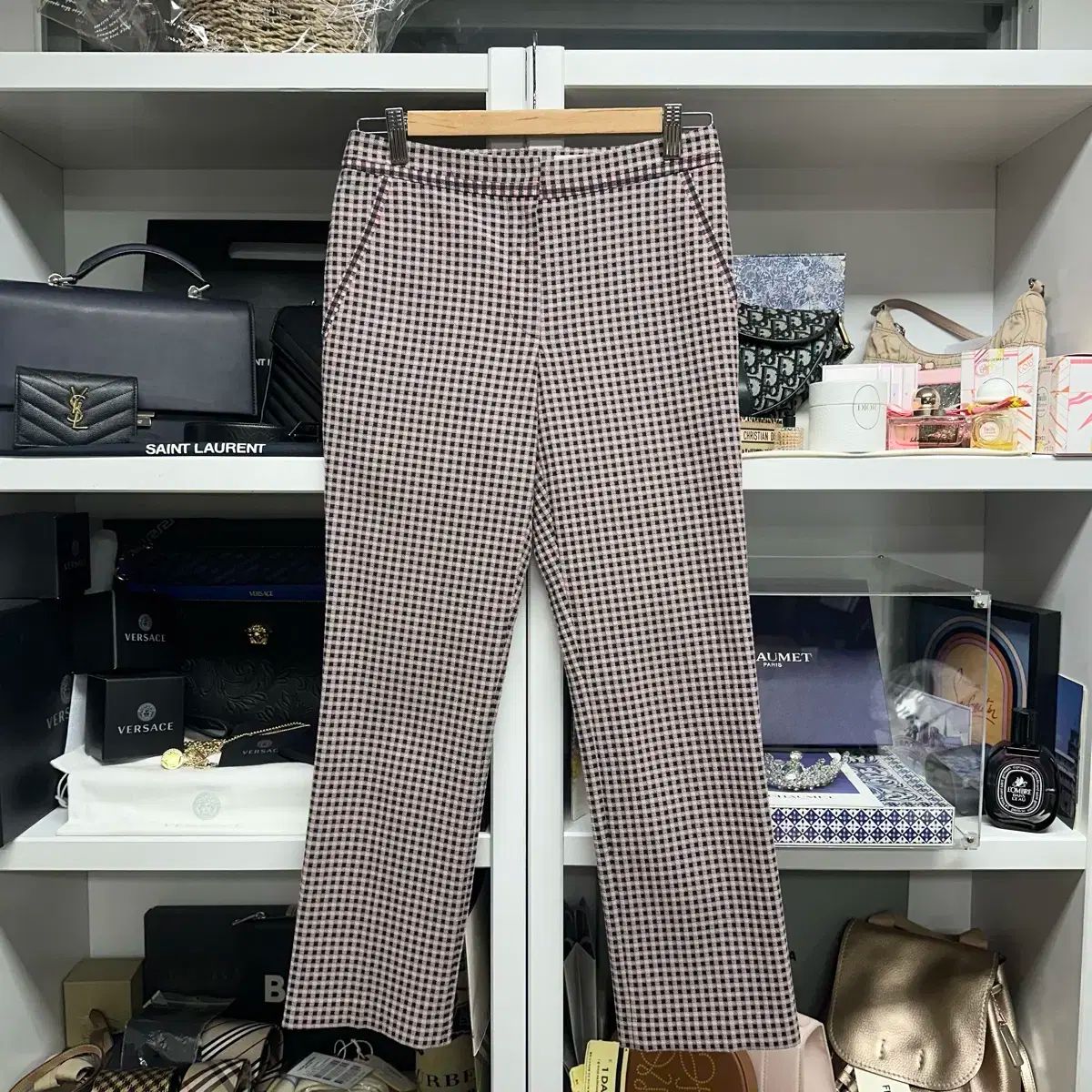 The HANDSOME SJSJ チェック柄 コットン パンツ