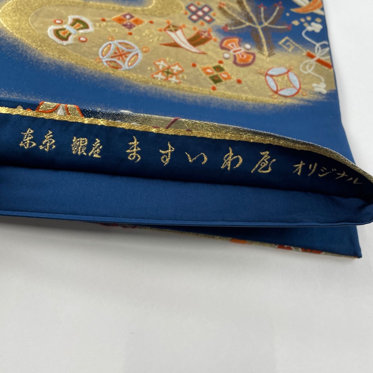 東京銀座ますいわ屋】オリジナル 宝づくし文様 六通 袋帯(正絹