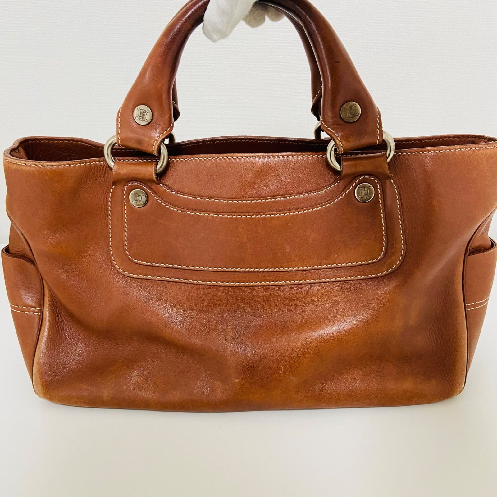 CELINE セリーヌ ブギーバッグ ハンドバッグ ブラウン