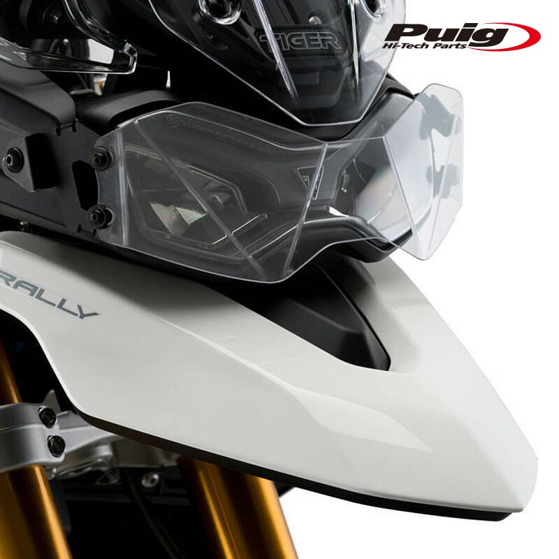 Puig 20377W HEAD LIGHT PROTECTOR [CLEAR] TIGER900/GT LOW (20-22) GT PRO/900 RALLY/RALLY PRO (20-23) プーチ ヘッドライトプロテクター