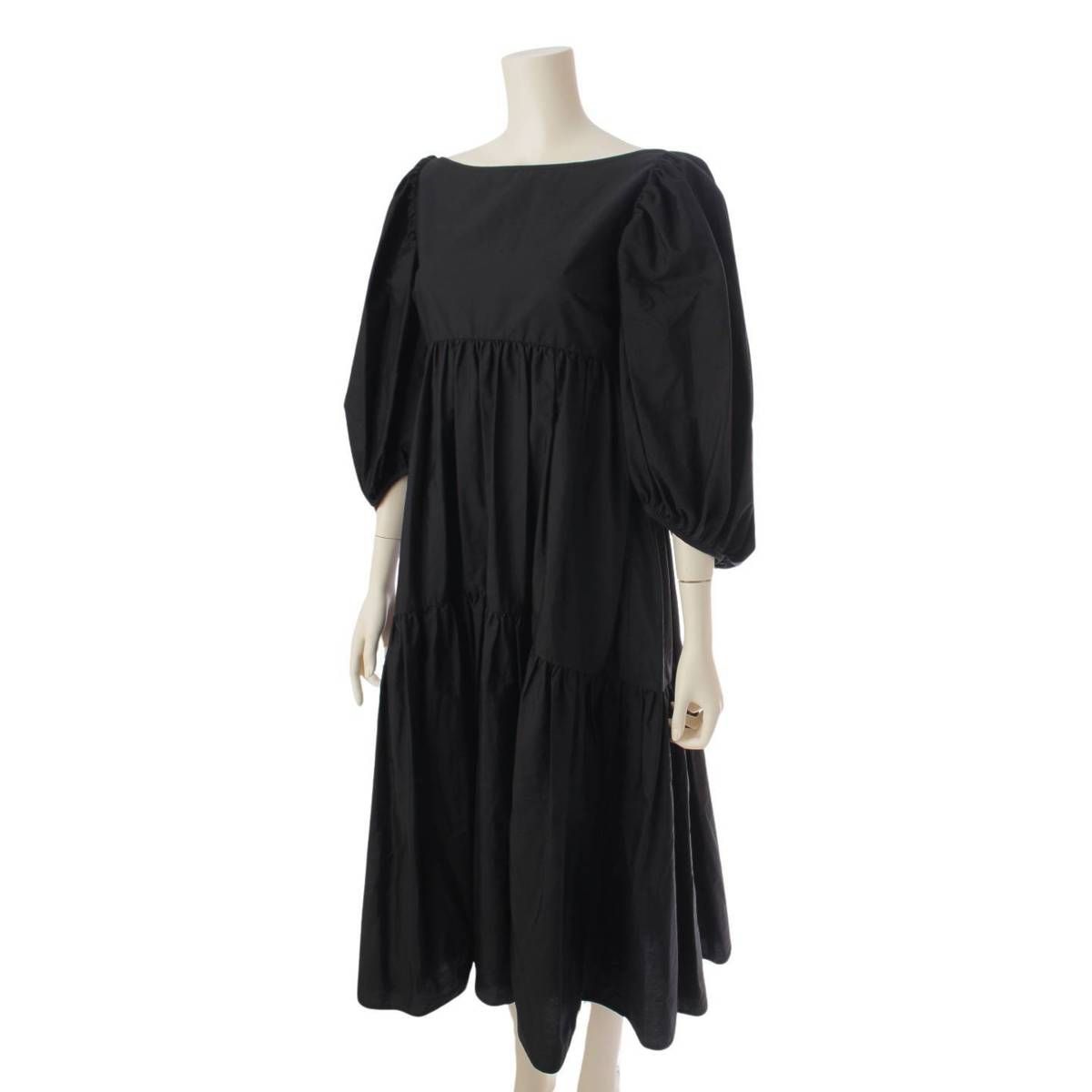セシリーバンセン】CecilieBahnsen HELENA GOWN コットン パフスリーブ 