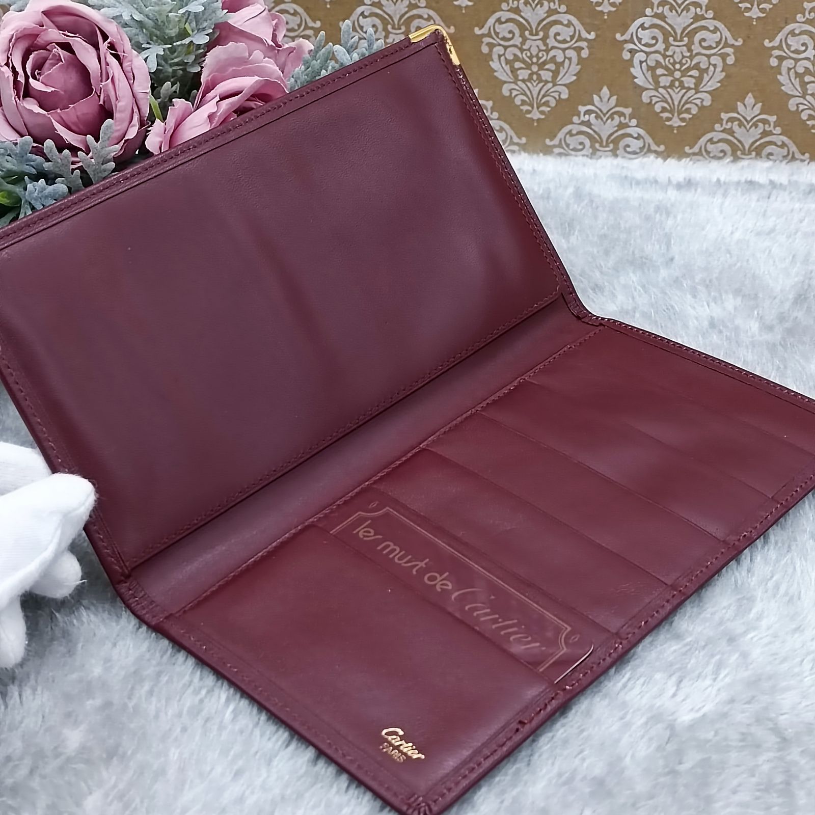 Cartier 》 ☆美品☆ カルティエ 長財布 札入れ マストドゥカルティエ  