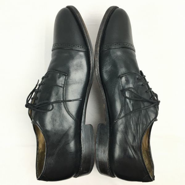 試着交換OK！Vintage 品 Brooks Brothers/346ブルックスブラザーズ キャップトゥシューズ〈黒/BLACK/ブラック〉10.5D  27.5-28.5 /メンズ/菅NO.WZH-48 #BUZZBERG - メルカリ