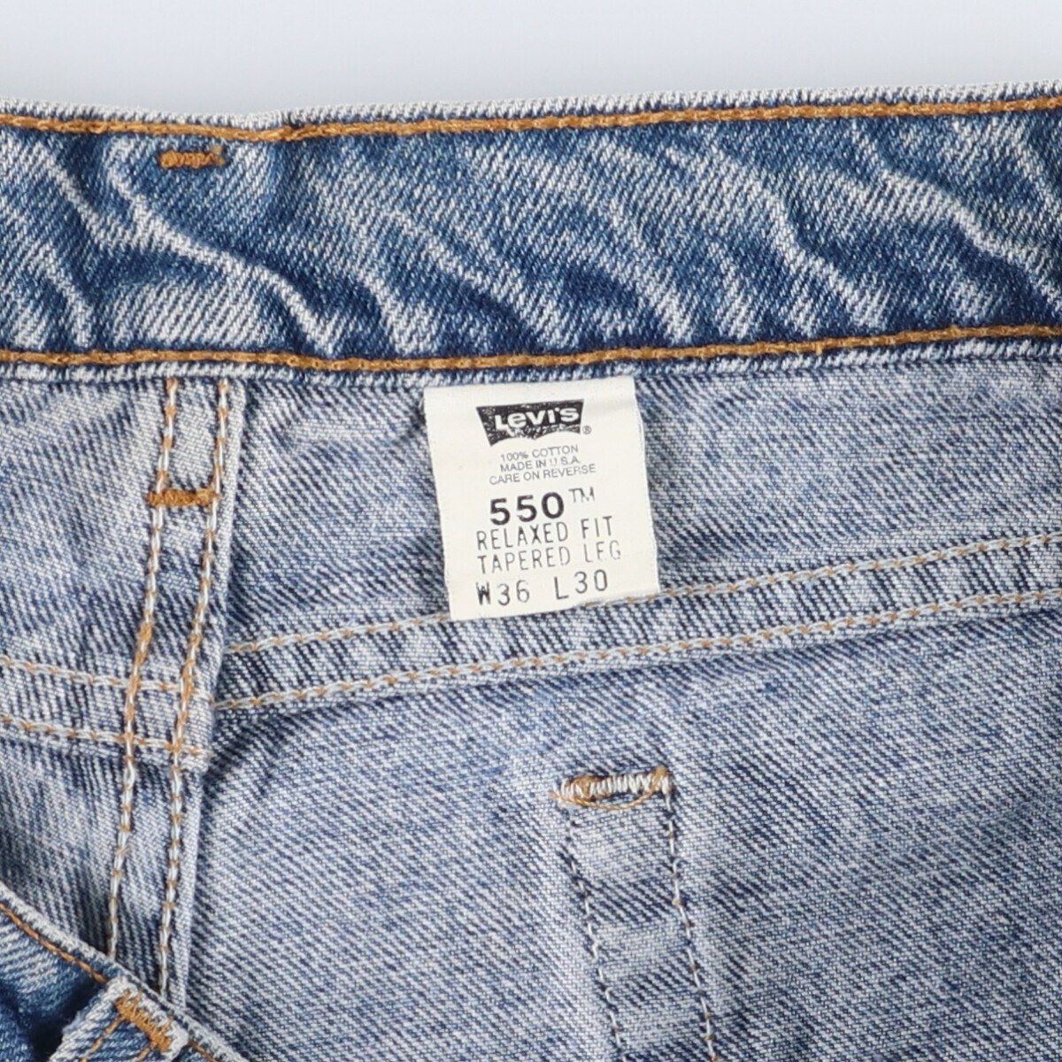 LEG テーパードデニムパンツ