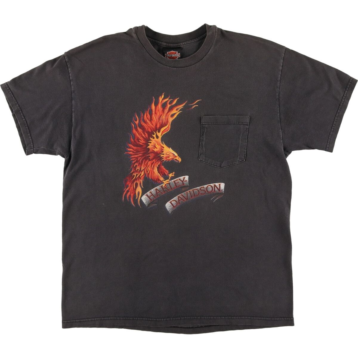 古着 00年代 ハーレーダビッドソン Harley-Davidson Hanes ヘインズ 鷲