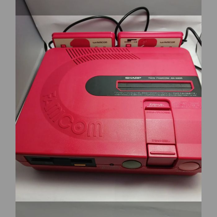ツインファミコン動作品　レッド ツインファミコン レッドブラック本体 - メルカリ