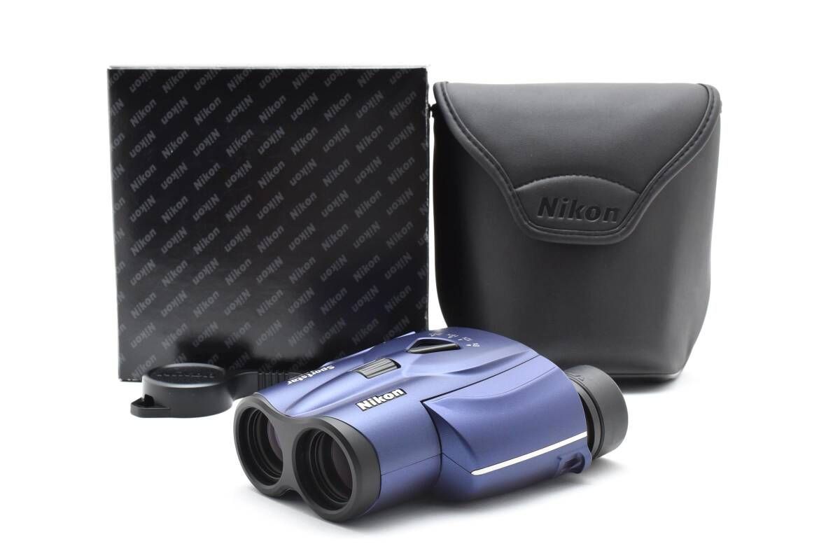 上品 ニコン Nikon Sportstar Zoom 8-24×25 ブルー 元 属 双眼鏡 スポーツスターズーム Y0988 A2269