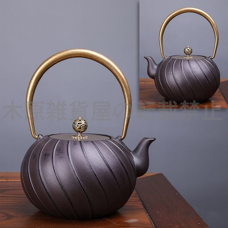 鋳鉄 急須 900ml 鋳鉄ティーポット クラシカル 鉄急須 鉄瓶 南部鉄器