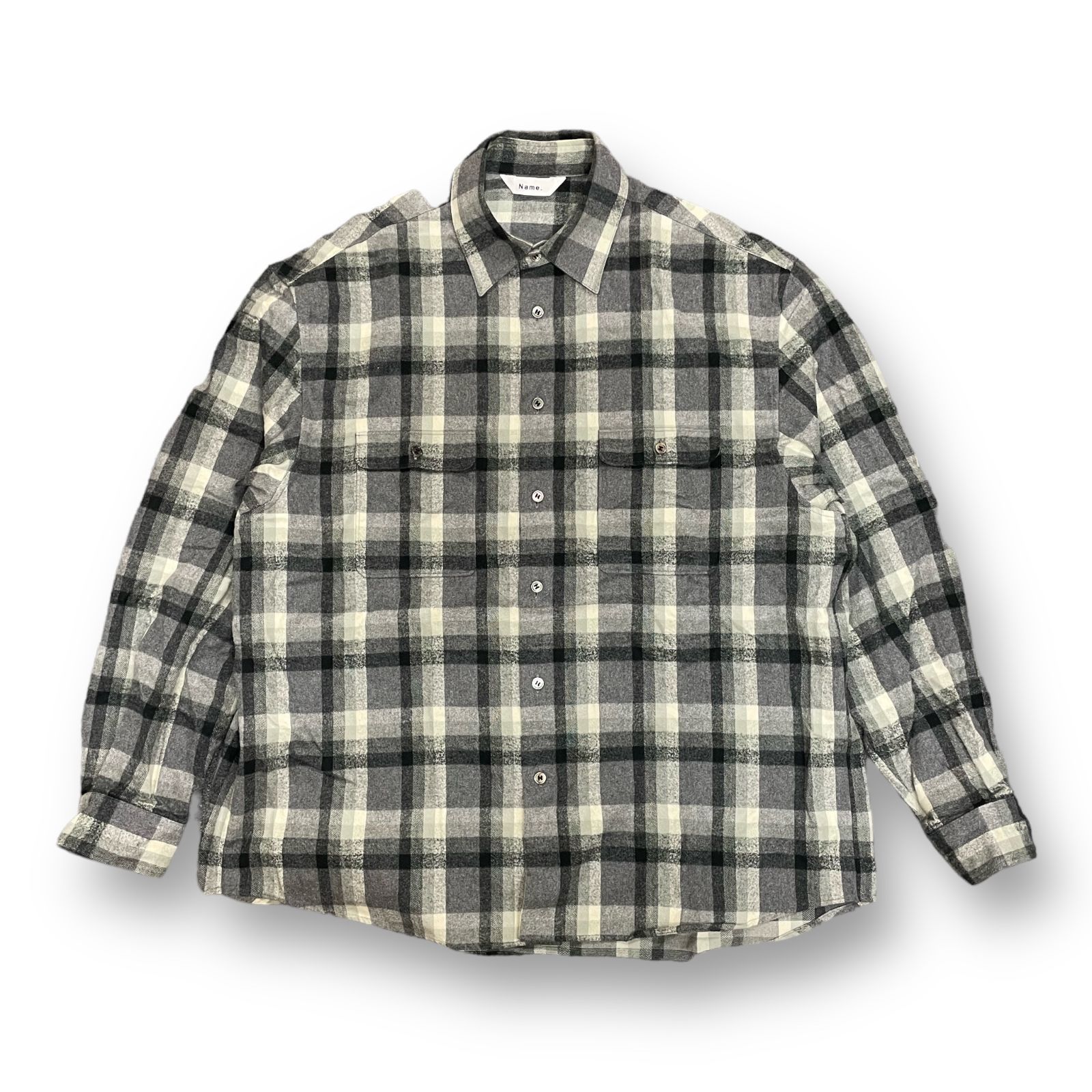 定価28600円 Name. 22AW SHAGGY CHECK CPO SHIRT シャギー チェック