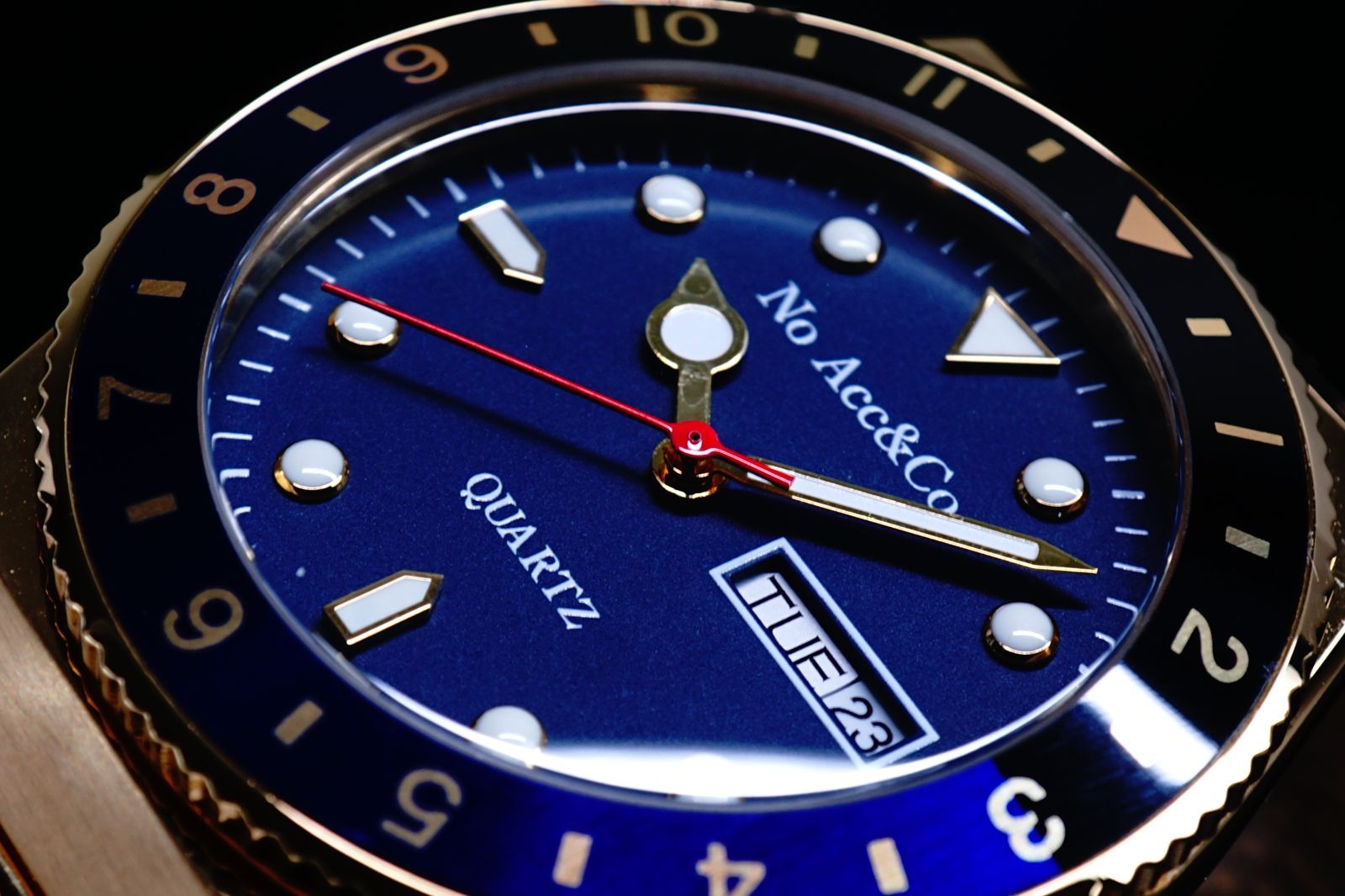 No Accessory&Co/No Acc&Co三代目逆輸入/サブマリーナ No Accessory&Co/No Acc&Co三代目逆輸入モデル/GOLD×BLACK×BLUE