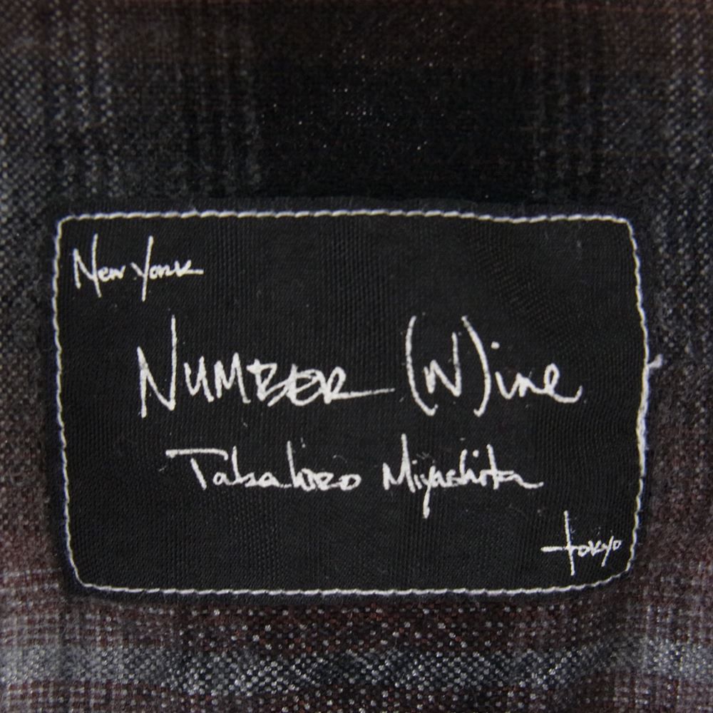 NUMBER(N)INE ナンバーナイン 08AW F08-NS007 ポートランド期 オンブレ