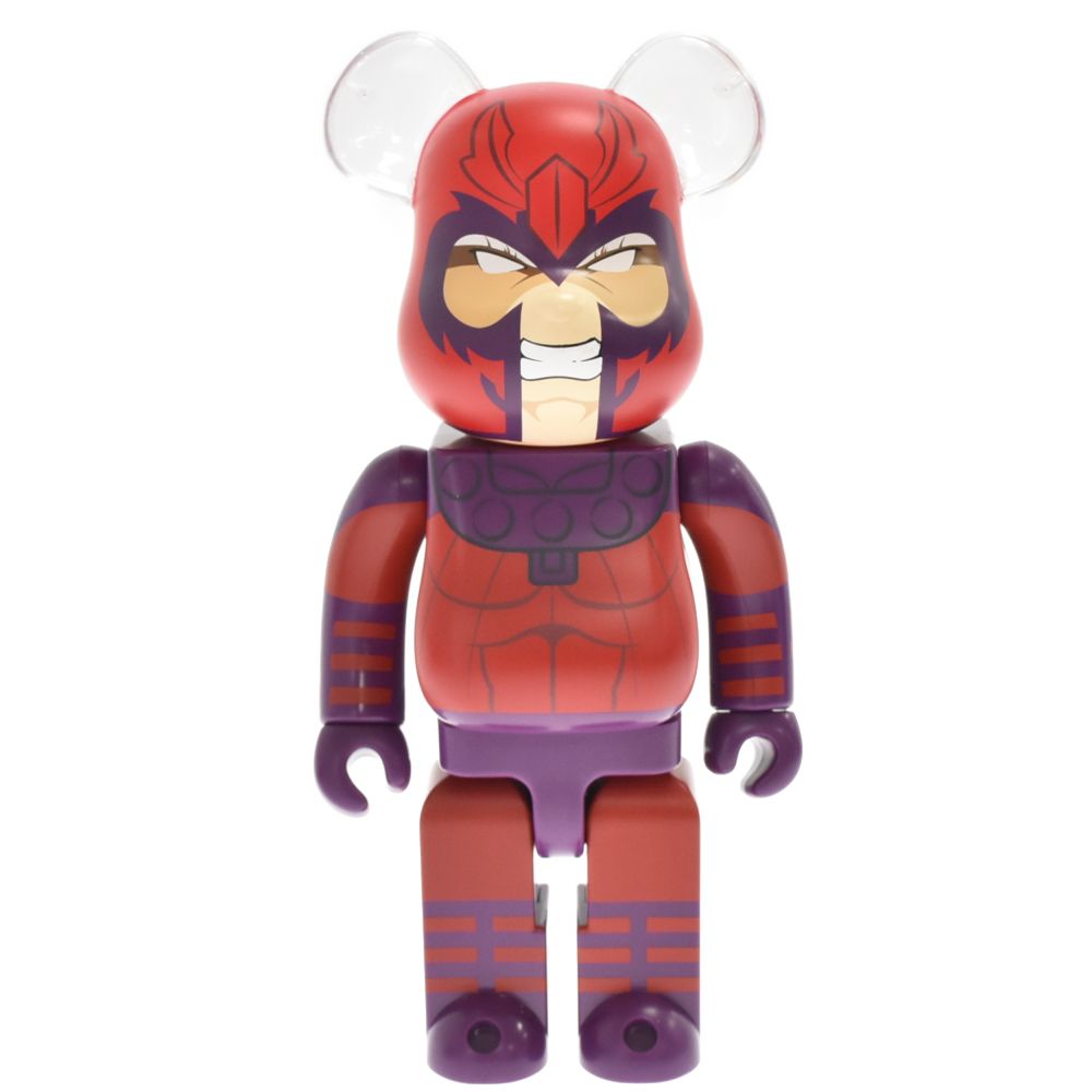 MEDICOM TOY - MEDICOM TOY メディコムトイ BE＠RBRICK MARVEL X-MEN Happyくじ L@ST賞 MAGNETO 400% ベアブリック マグネートー フィギュア 人形 パープル/レッド MEDICOM TOY (メディコムトイ) BE＠RBRICK MARVEL X-MEN Happy