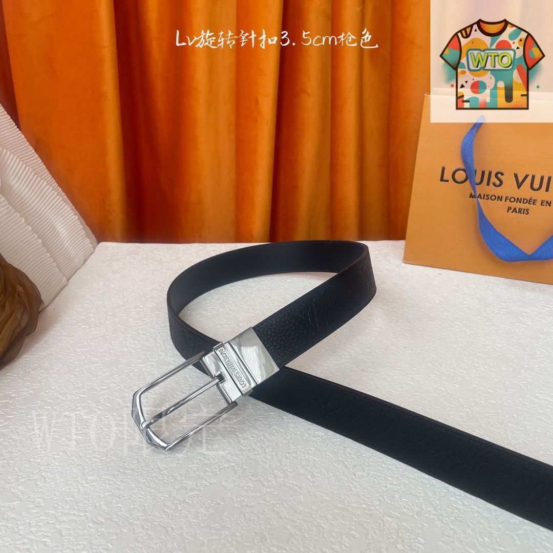 Louis Vuitton レザー ベルト 50-125 今日特価】Louis Vuitton ルイヴィトン レザーベルト-1 - メルカリ