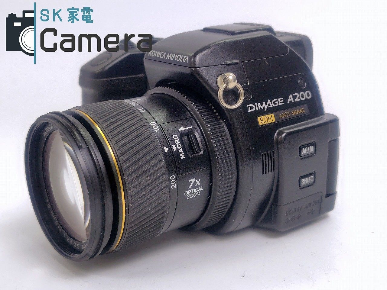 KONICA MINOLTA - 【中古】 KONICA MINOLTA Dimage A200 8.0 ANTI-SHAKE 電池 充電器 説明書 付 ディマージュ コンパクトデジタルカメラ 中古】 KONICA MINOLTA Dimage A200 8.0 ANTI-SHAKE 電池 充電器