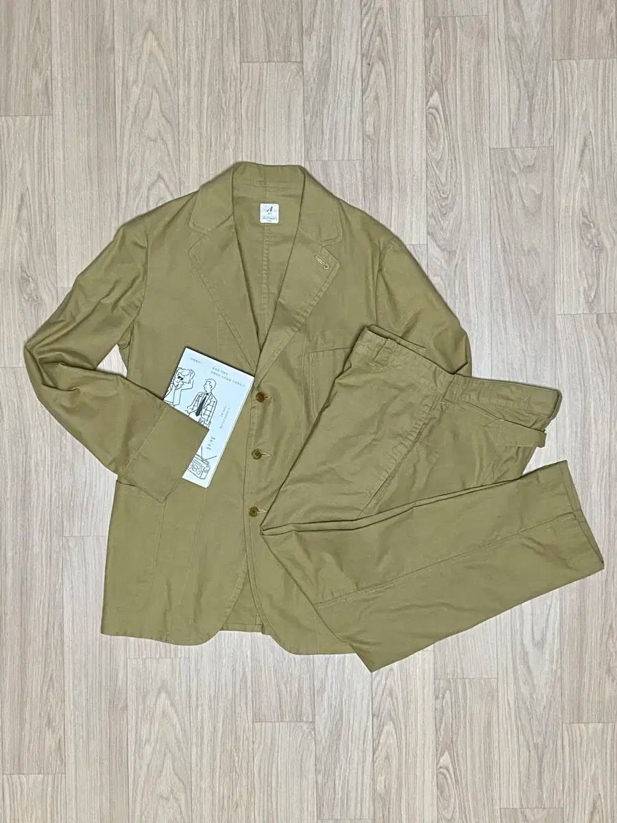 ANATOMICA アナトミカ マーチンゲール ジャケット 46 Fisherman フィッシャーマン パンツ 40 セットアップ