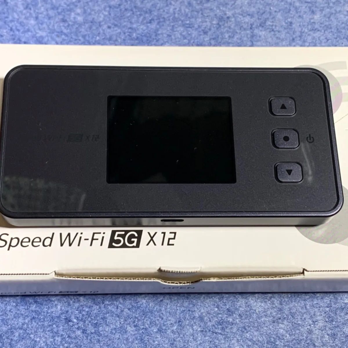 NEC UQモバイル［SIMフリー］Speed Wi-Fi 5GX12［NAR03］シャドーブラック+ケース付き - メルカリ