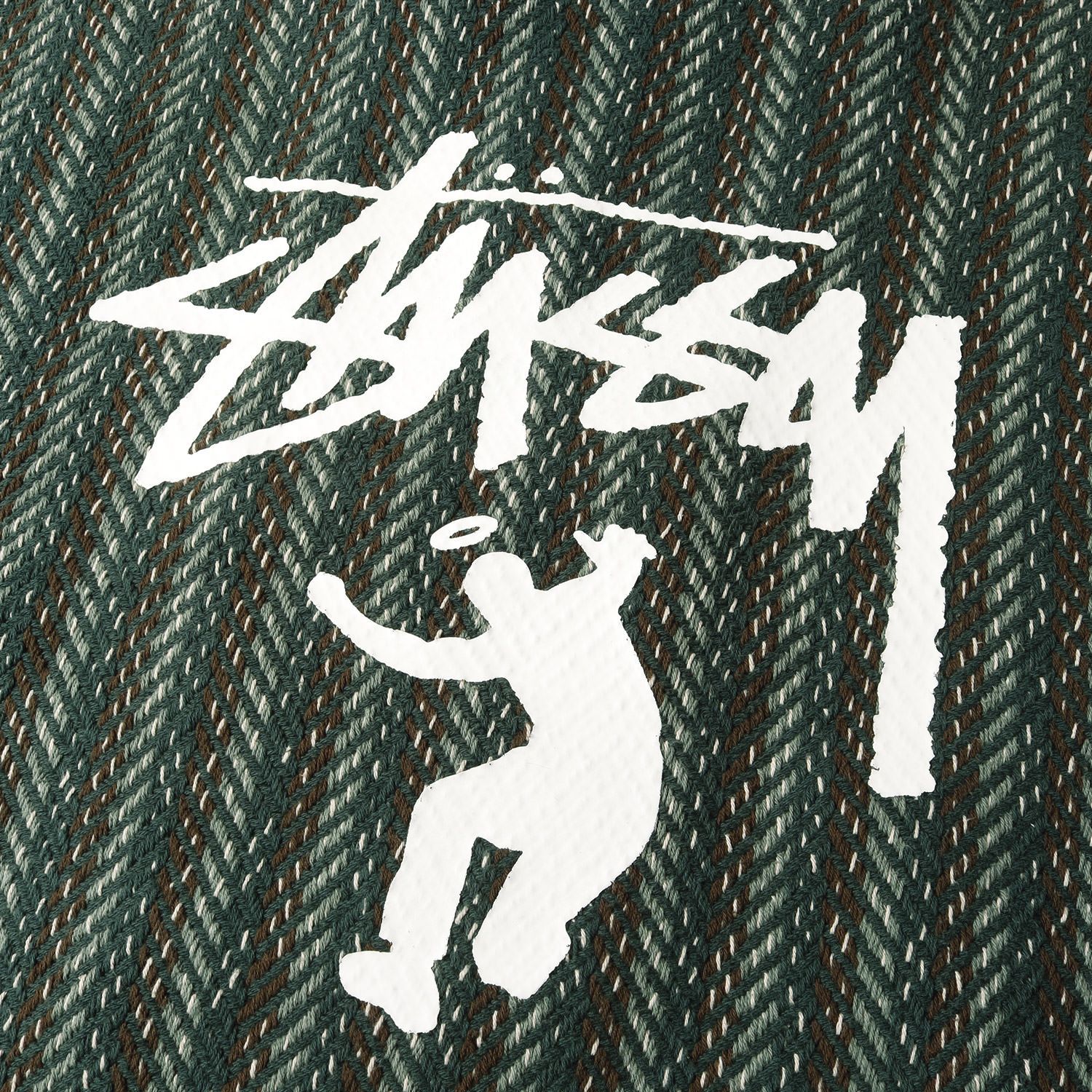 STUSSY ステューシー パーカー UNION ユニオン 30周年記念 メキシカンパーカー フルジップ ポンチョ Zip Poncho 21SS  グリーン XL フーディー ブランド コラボ