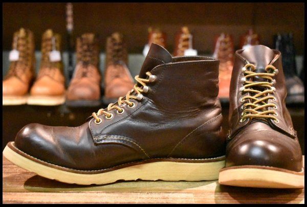 7.5D 犬タグ レッドウィング 8160 アイリッシュセッター ガラスレザー コレクテッドグレイン 編み上げ ブーツ redwing HOPESMORE FI530