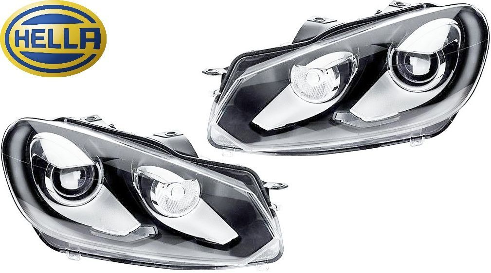 M s VW GOLF6 ゴルフ6 5K 517 AJ5 HELLA バイキセノン ヘッドライト ヘッドランプ 左右 セット 純正OEM パーツ 部品 5K2941751C 5K2941752C 5K2941753B 5K2941754B