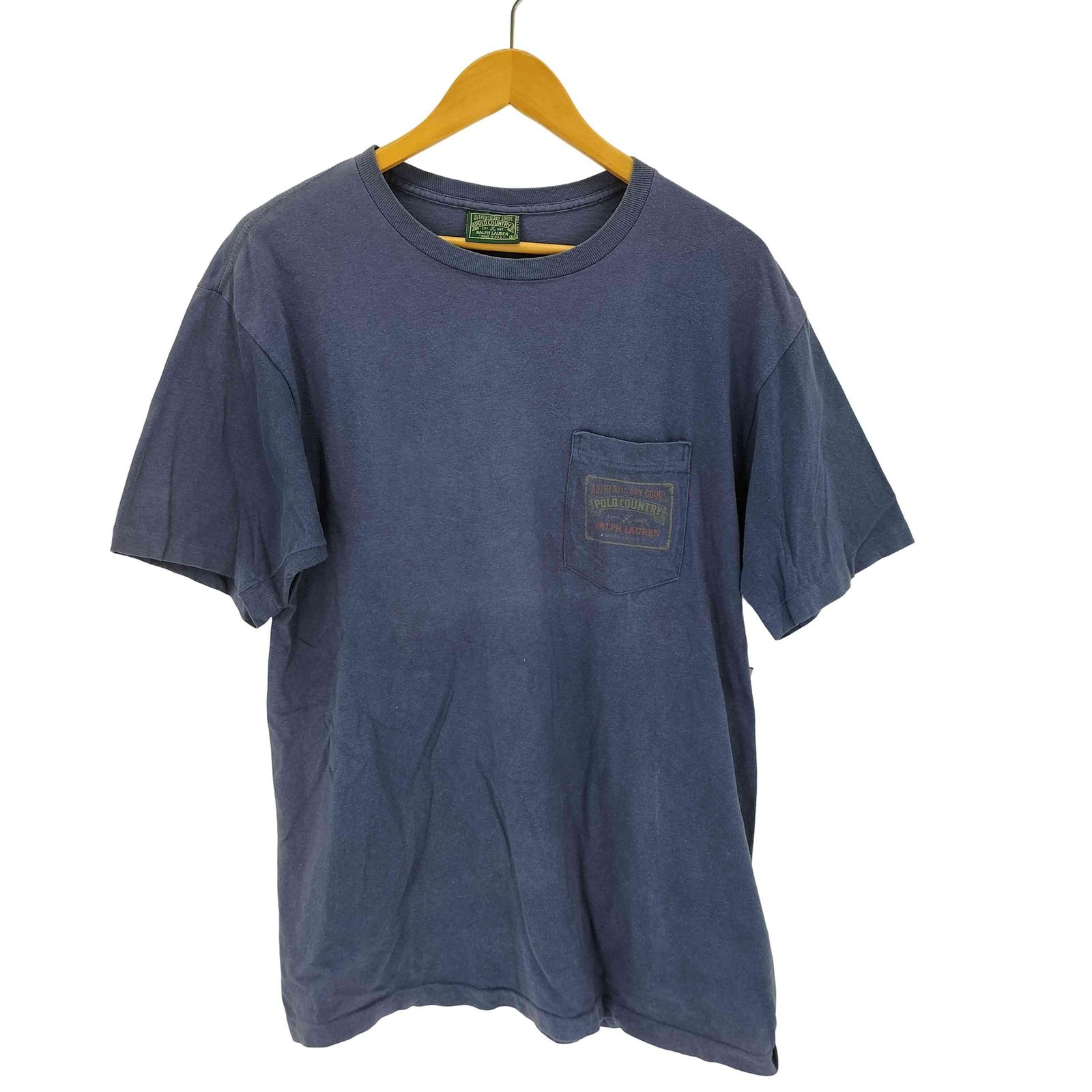 USA製 POLO COUNTRY ポロカントリー ポケットTシャツ アメリカ製 POLO COUNTRY/ポロカントリー ロゴポケットTシャツ 90年代 Made