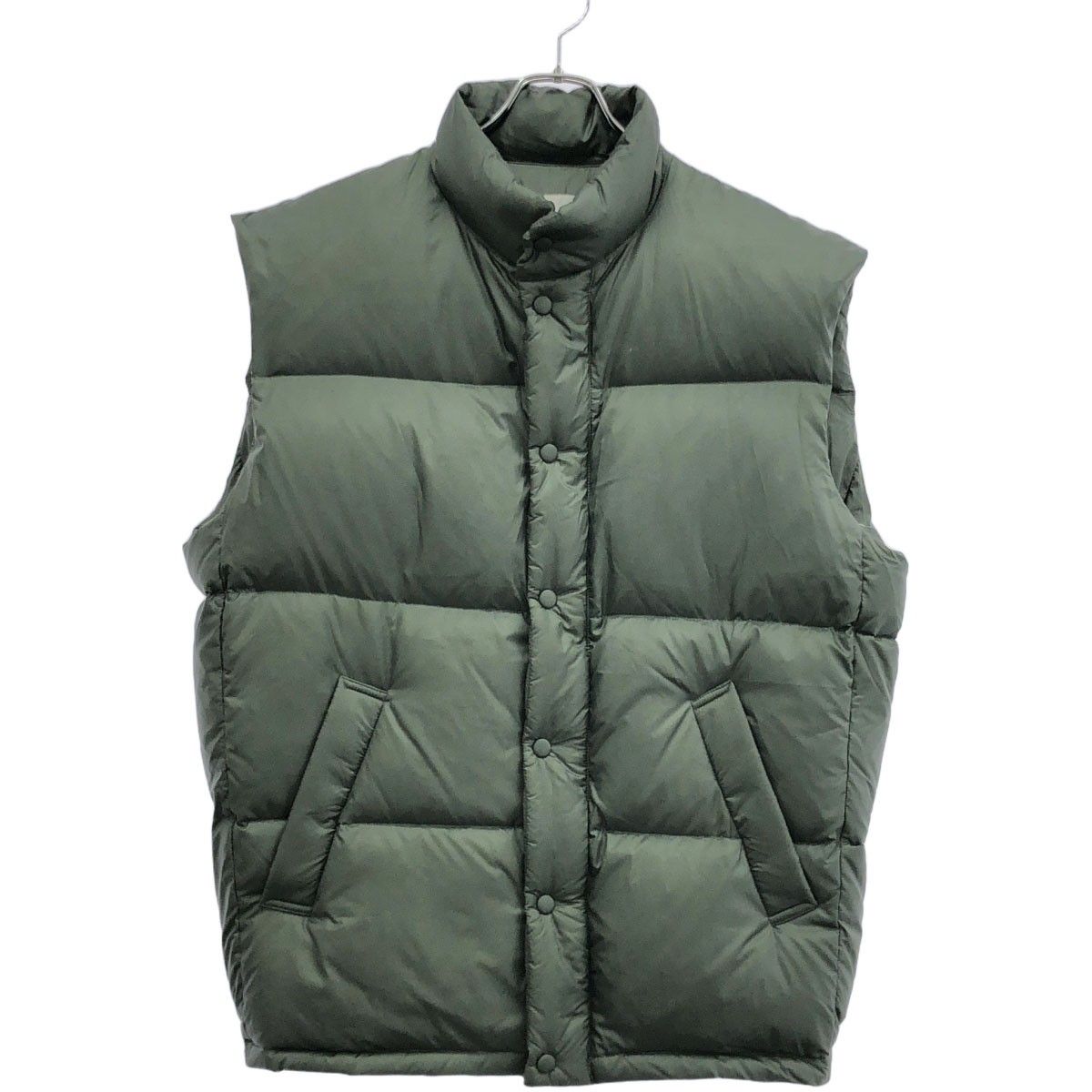 JANE SMITH ジェーンスミス 22AW NYLON TAFFETA OVERSIZED DOWN VEST ダウンベスト 22WVE-409S カーキ M