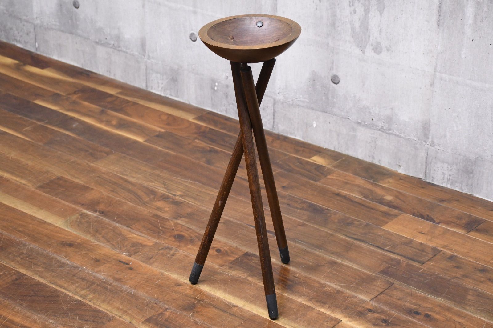 EJK55 オールドマルニ maruni アッシュトレイスタンド 孔雀 スタンド灰皿 小物入れ ヴィンテージ|ビンテージ ジャパニーズモダン