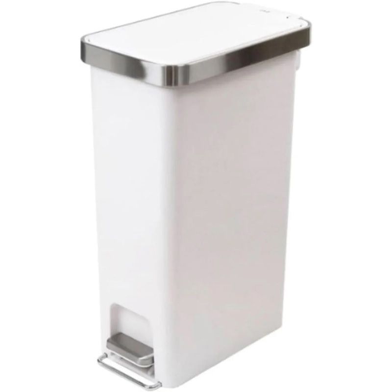 メーカー EKO ハナスリム ステップビン ゴミ箱 ホワイト EK6268-40L-WH 40L