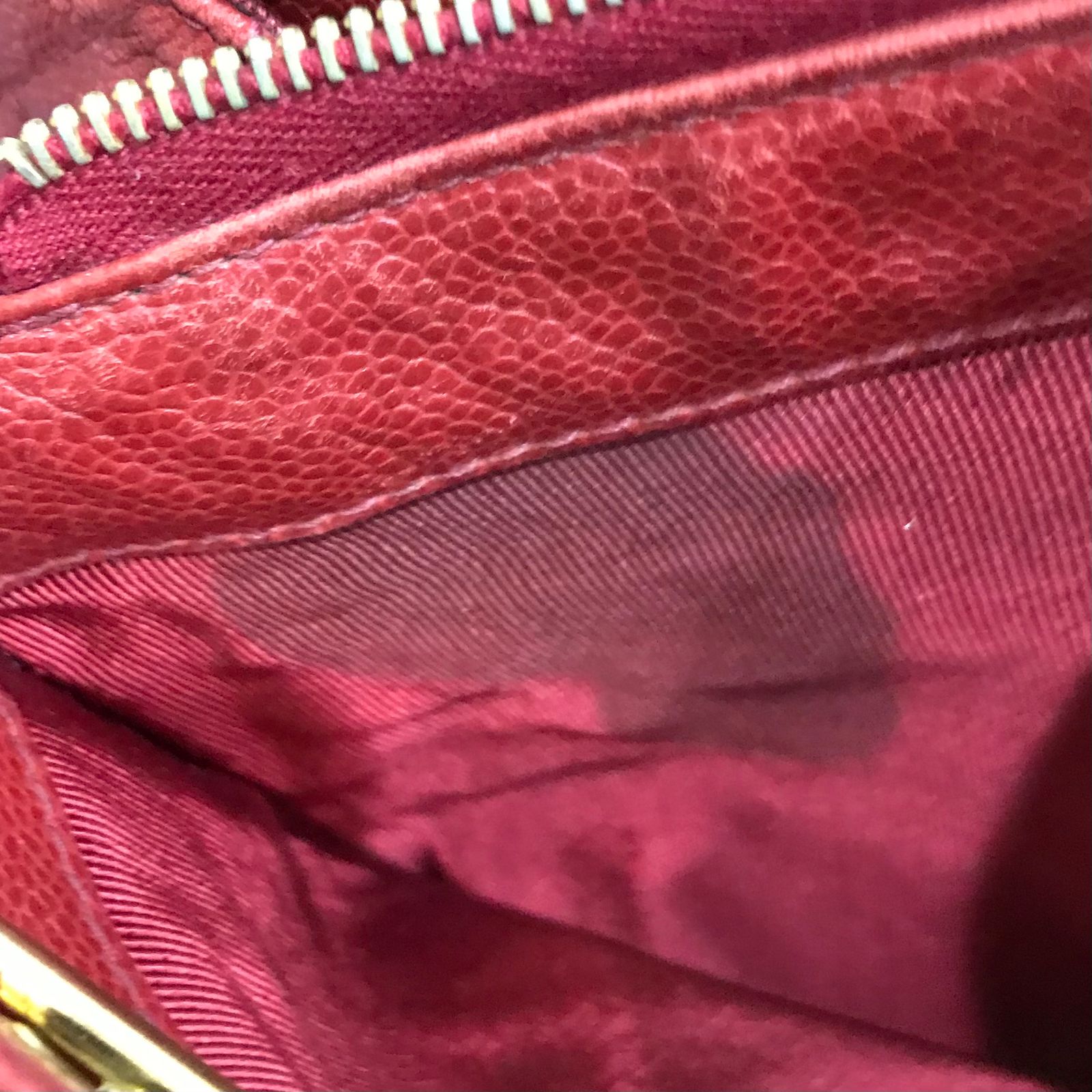 CHANEL シャネル ココマーク ターンロック キャビアスキン チェーン  