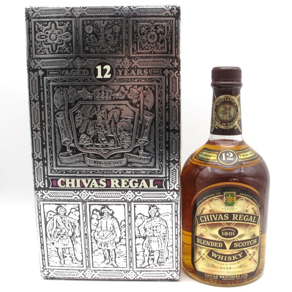 Chivas Regal シーバスリーガル ウイスキー 12年 特級表示なし 旧旧ボトル 750ml 43% ブレンデッドスコッチ 冊子付き 洋酒 古酒  未開栓 - メルカリ