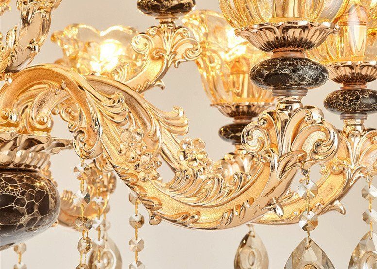 登場 セレブ好物 水晶ペンダントライト 洋風照明 陶器シャンデリア 北欧デザイン シーリングライト 天井照明 6灯 NEXPOTALLINN_EU