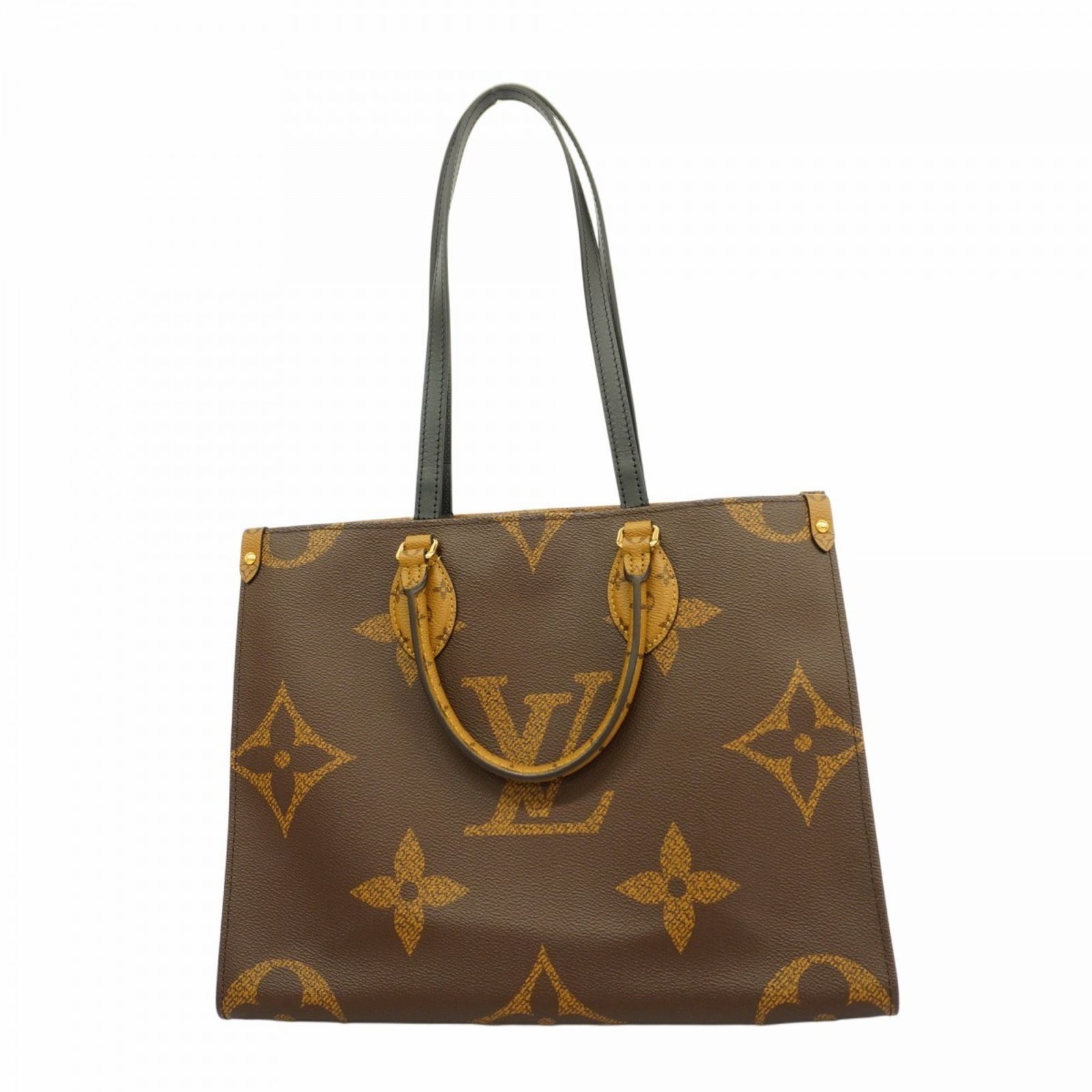 ルイ ヴィトン Louis Vuitton ルイ ヴィトン トートバッグ モノグラム ジャイアント モノグラム リバース オンザゴーMM M45321 ブラウンレディース