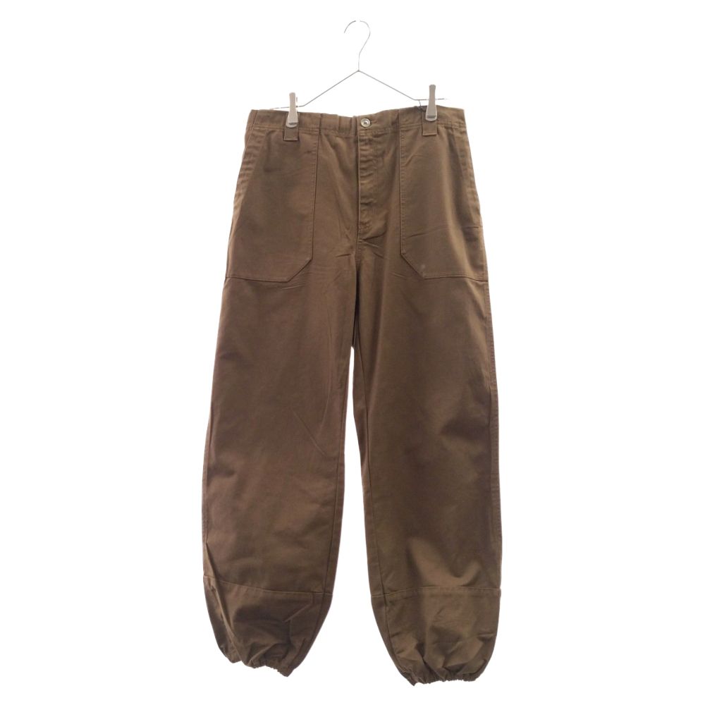 GUCCI (グッチ) 20SS LOGO PATCH LOOSE PANT ロゴパッチワーク ルーズ 