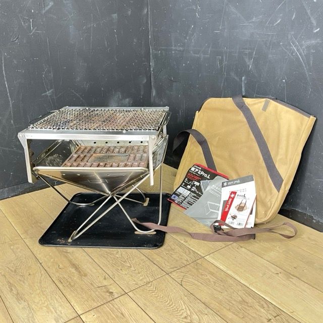 焚き火台L&グリルブリッジLセット 【中古】 snow peak 焚き火台L&グリルブリッジLセット 【中古】 snow peak